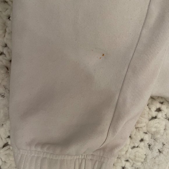 TNA Cozy Fleece Sweatpants - White - Picture 7 of 7